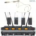 MiCWL G900 Wireless Microphone System New upgrade version - Handheld Lapel Headset Conference